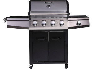 Barbecue gas "Bingo 5" - 5 Burners including 1 lateral - 15.2kW + Protective cover - Black 2