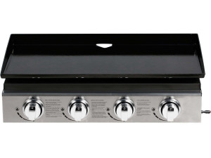 Plancha "Presto 4" - 4 burners - 9.7kW - Grey 2