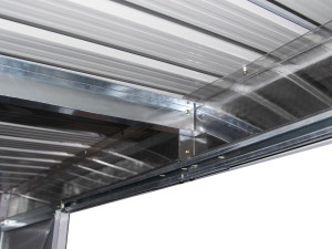 Metal garden shed "Texas" - 6,29 m² 2