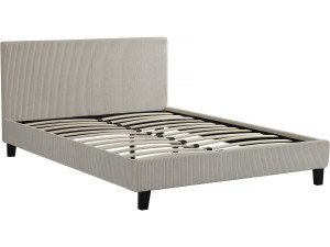 Ambre Corduroy Bed - 160 x 200 - Beige