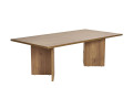 Sabin" wooden coffee table - 60 x 119 x 40 cm - Atlantic pine - Oak VNT