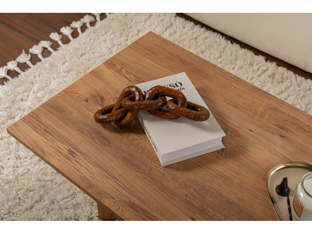 Sabin" wooden coffee table - 60 x 119 x 40 cm - Atlantic pine