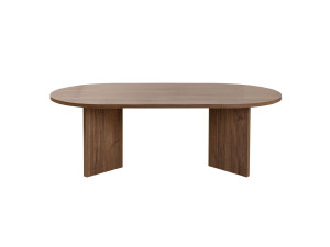 Wooden coffee table "Sable" - 60 x 119 x 40 cm - Walnut