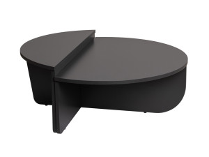Orion" wooden coffee table 90 x 60 x 30 cm - Anthracite
