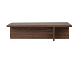 Harbor" wooden coffee table - 120 x 45 x 30 cm - Walnut