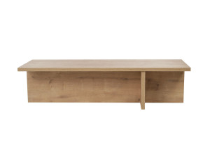 Harbor" wooden coffee table - 120 x 45 x 30 cm - Sapphire Oak