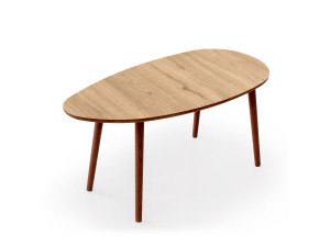 Nora" wooden coffee table 100 x 50 x 45 cm - Oak