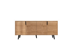Latina" wooden sideboard - 180 x 45 x 80 cm - Light brown