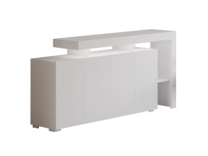 Beliz" wooden sideboard - 170 x 35 x 80 cm - White