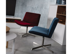 Kiss armchair - Velvet - Blue