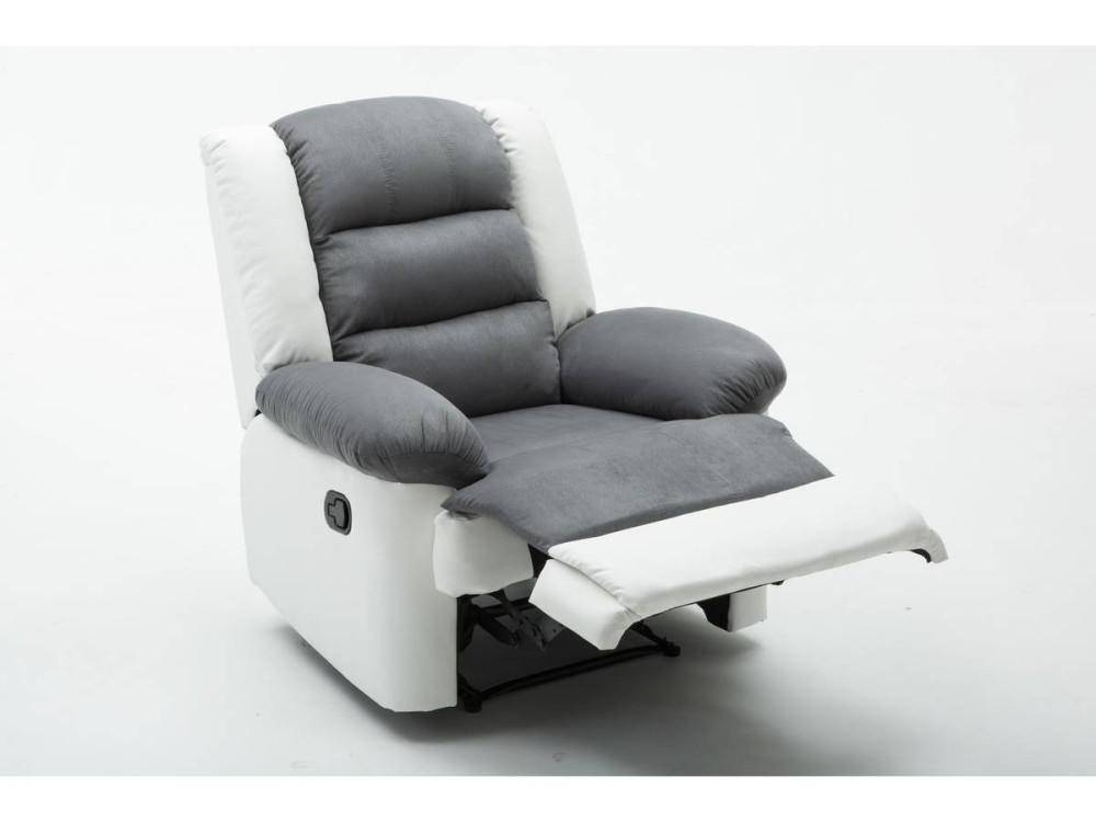 Buckingham Relax Chair - White / Light Grey