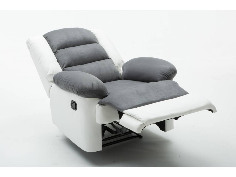 Buckingham Relax Chair - White / Light Grey
