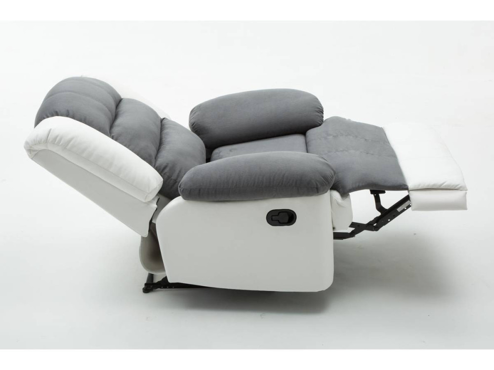 Buckingham Relax Chair - White / Light Grey