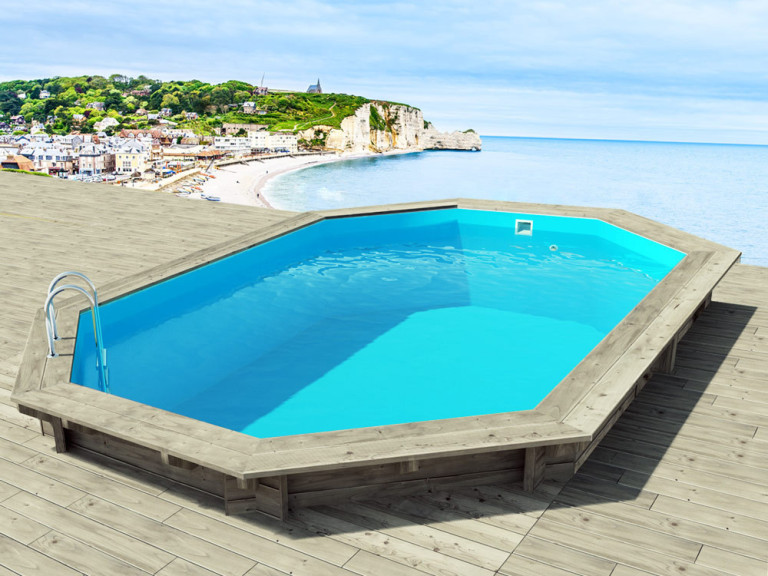 Brazilia 120" wooden pool 5.86 x 3.86 x 1.20 m