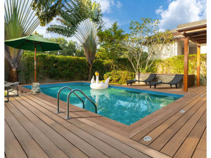 Panama" rectangular wooden pool - 6.20 x 4.10 x 1.45 m