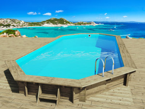 Sevilla 130" wooden pool - 8.57 x 4.57 x 1.31 m