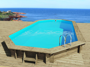 Sevilla 145" wooden pool - 8.57 x 4.57 x 1.45 m