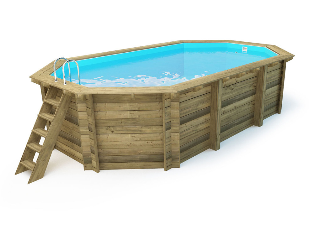 Palma 145" wooden pool 7.57 x 4.07 x 1.44 m