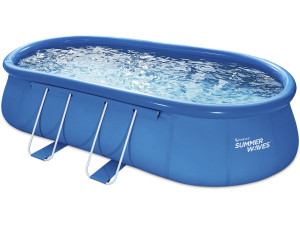Oval Freestanding Pool - 6.10 x 3.66 x 1.22 m