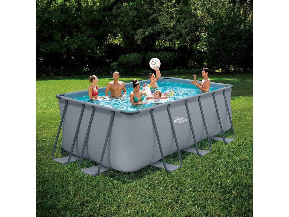 Tubular swimming pool - LUDO 1 - 4 x 2 x 1 m - Without filtration