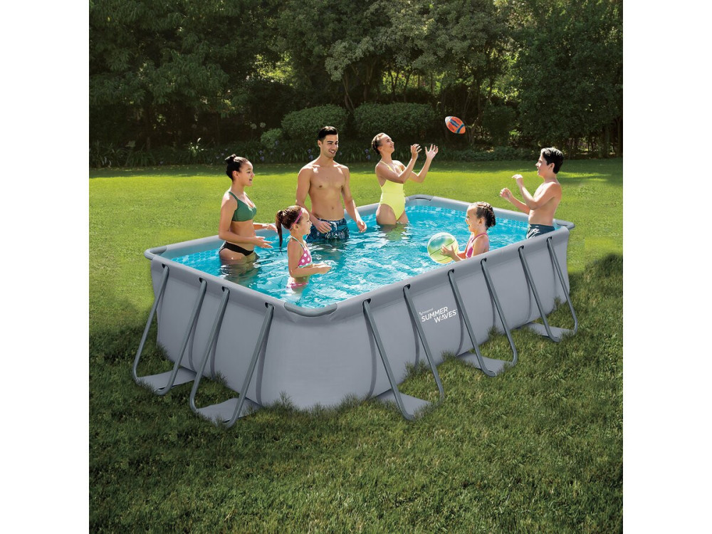 Frame swimming pool ''LUDO 3'' - 5.49 x 2.74 x 1.32 m - sand filtration system 5,1m3/H