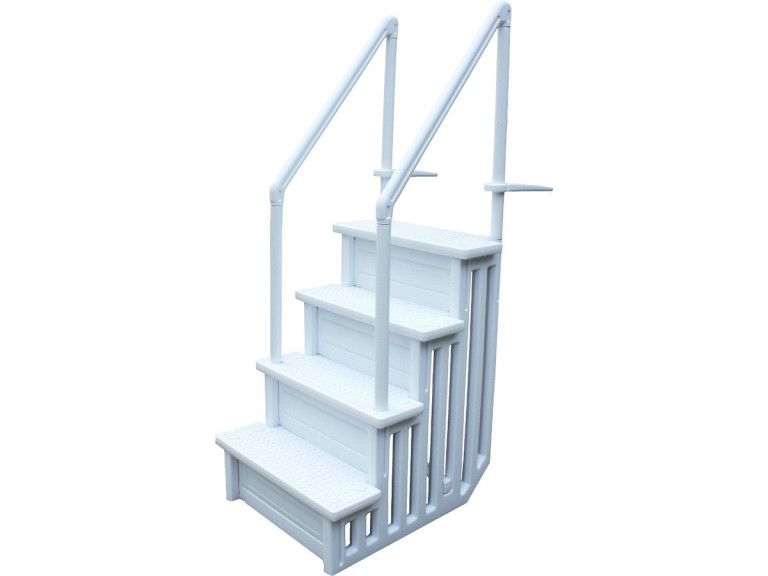 Single staircase for swimming pool