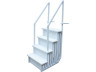 Single staircase for swimming pool