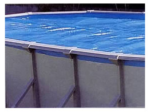 summer - Bubble cover for oval pool - 300 microns - 7.60 x 4.60 m