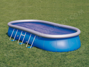Oval solar tarpaulin "Steel Pro" - 6.45 x 3.30 m