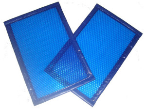 Blue bubble pool cover 820x460x131 cm