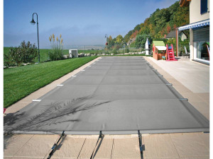 Bar cover 8.5 x 4.5 m - 8 x 4 m pool - Grey