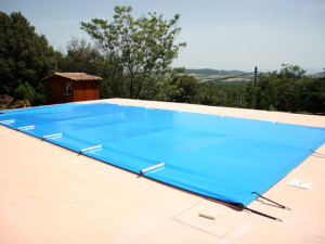 Rectangular safety bar tarpaulin 580g/m2