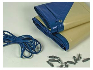Lorca winter pool cover - 280 gr/m² - blue