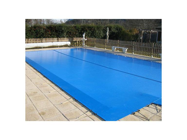 Securitis Eco" in-ground winter cover for Caimans swimming pool - blue