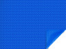 Solar cover for swimming pool "Brazilia" - bordered on one side - 400µ -  Blue