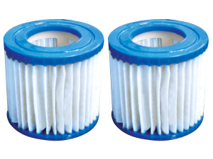 Set of 2 exchange cartridge filters for the swimming pool "O Blue"