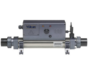Vulcan Analog electric heater - 29 x 24 x 64.5 cm - 6 kW three-phase - Grey