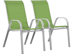 Textelene Garden Armchair "Cordoba" - Phoenix - Green - Set of 2