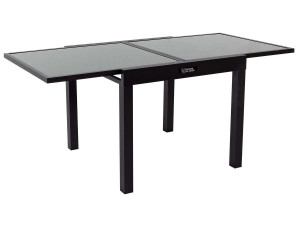 Expandable Aluminium garden table  "Porto 8 " - Phoenix - Black