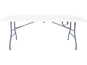 Folding garden table "Foldy" - 180 x 74 x 74 cm - White