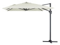 Cantilever Garden Umbrella in Aluminium "Sun 4" - Rectangular - 3m x 4m (9ft. 1 in. x 13ft. 1.5 in.) - Grey - Ecru
