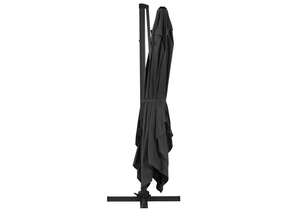 Cantilever Garden Umbrella in Aluminium "Sun 4" - Rectangular - 3m x 4m (9ft. 1 in. x 13ft. 1.5 in.) - Black