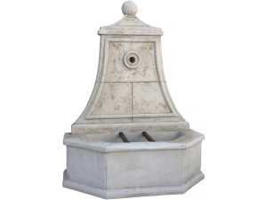 Baccarat" fountain - Reconstituted stone - 86 x 51 x 111 cm