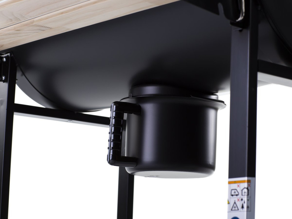 Barbecue a carbonella "King" - 95 x 63 x 105 cm - Nero