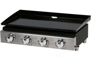 Plancha "Presto 4" - 4 burners - 9.7kW - Grey