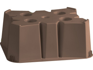 Base for 500 L water collector - 75 x 60 x 30 cm - Taupe