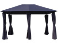 Canvas and Curtains for "Rosita" gazebo - 3 x 4 m - Grey - GREY