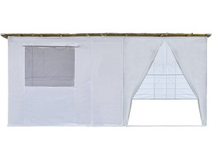 Adjustable NINA Souccah Kit 5 x 3 m - 4 Rolls of bamboo reed and 5 wooden cleats