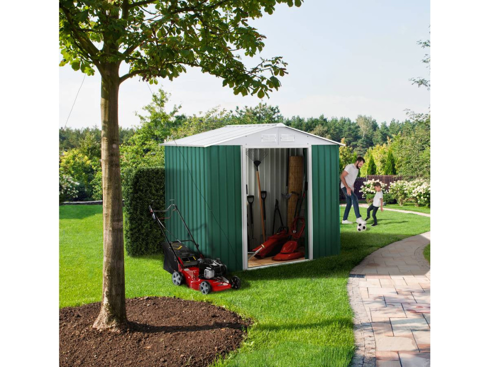 4' x 7' Metal Shed "Rosas"