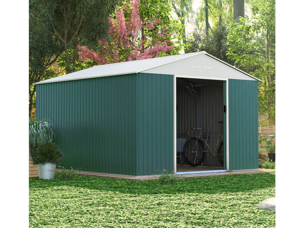 10' x 11' Metal Shed "Rosas"